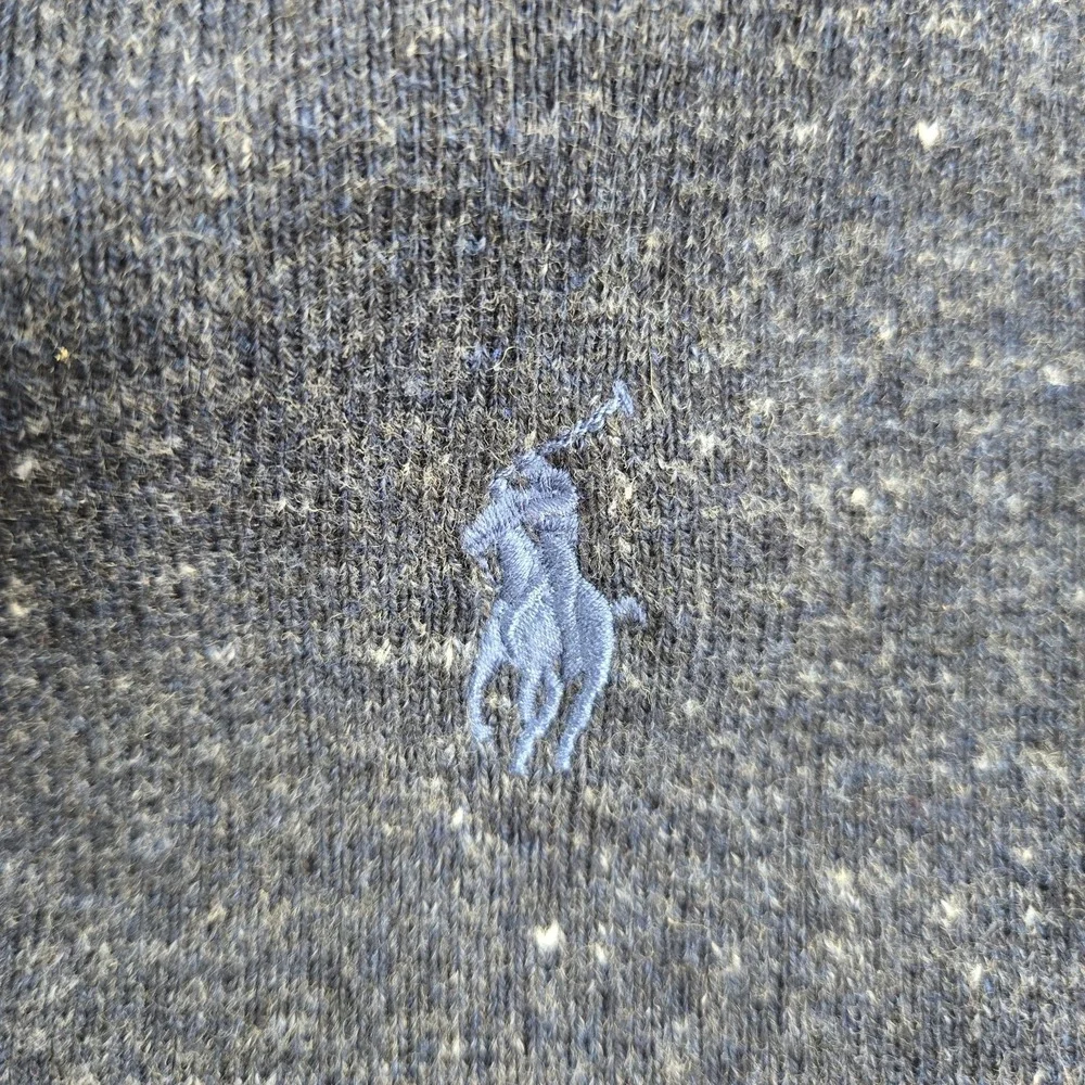Polo‎ Ralph Lauren Men Sweater XL Blue Long Sleeve Logo Cotton Pullover Knit